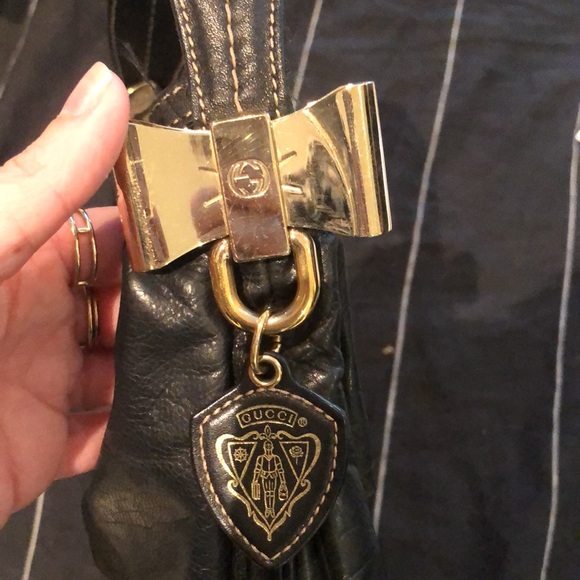 Vintage leather Gucci bag - Picture 3 of 4